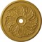 Ekena Millwork Sellek Ceiling Medallion (Fits Canopies up to 9"), Hand-Painted Iridescent Gold, 42 1/8"OD x 1 7/8"P CM42SKIGS - alternate 1